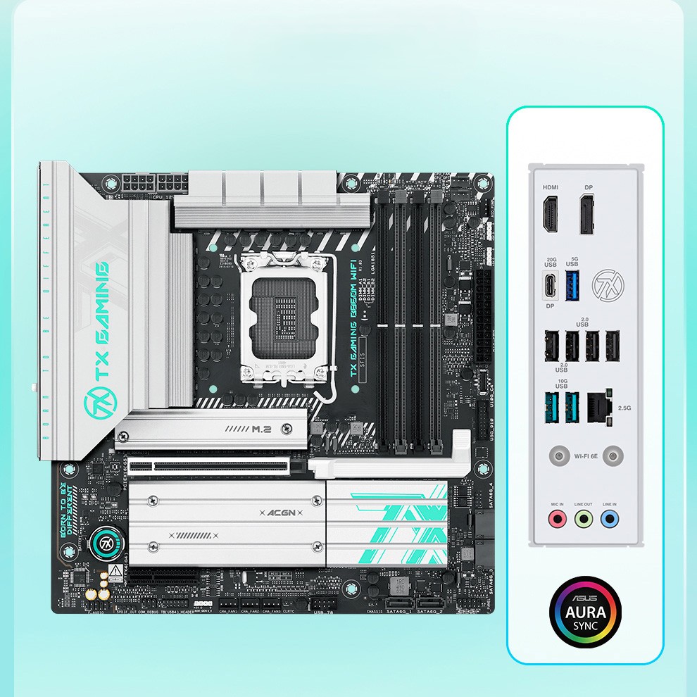 เมนบอร์ด TX GAMING B860M WIFI  - X870E Atx Motherboard บทวิจารณ์และราคา