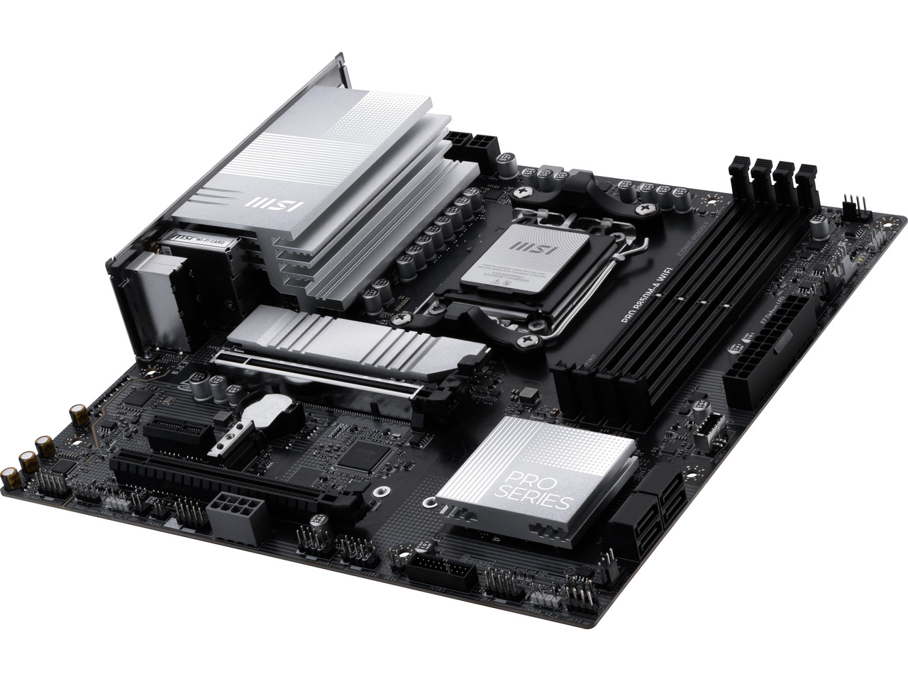 MSI PRO B850M-A WIFI AM5, Wi-F - Am5 Micro Atx Pcie 5.0 Motherboard บทวิจารณ์และราคา